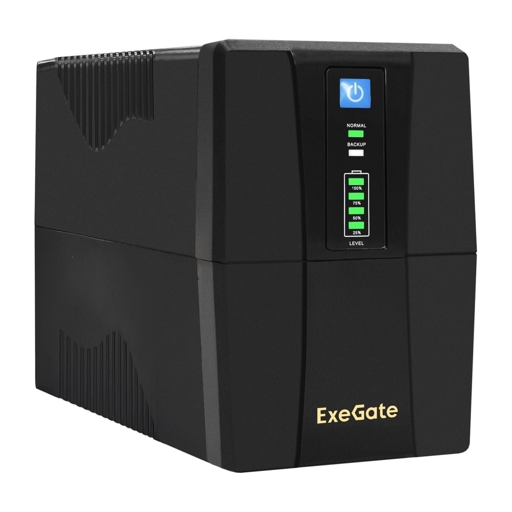 ИБП ExeGate EX292764RUS SpecialPro UNB-600.LED.AVR.2SH.RJ.USB <600VA/360W, LED, AVR, 2*Schuko, RJ45/