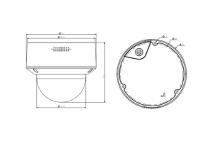 IP  2MP DOME TC-C32MN I3/A/E/Y/M/V4 TIANDY