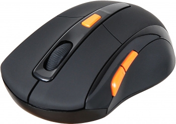  Oklick 585MW black optical (1600dpi) cordless USB (6but)