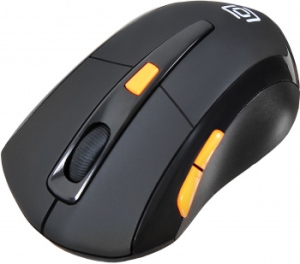  Oklick 585MW black optical (1600dpi) cordless USB (6but)