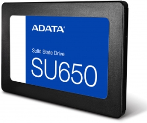  SSD Adata 240GB Ultimate SU650, 2.5, SATA III, [R/W - 520/450 MB/s] 3D-NAND New Ret. Pac
