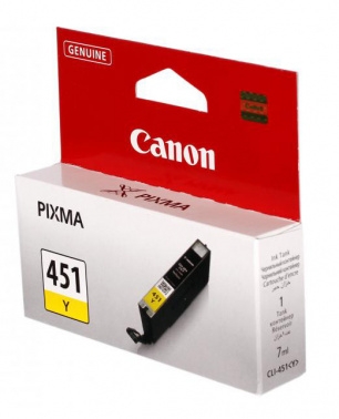   CLI-451Y (6526B001)  Canon PIXMA iP7240/MG6340/MG5440, (Yellow), 344.