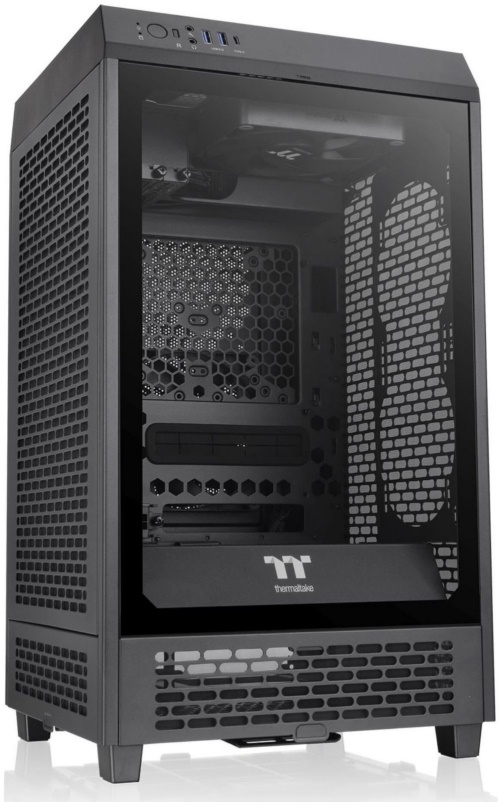  Thermaltake The Tower 200    miniITX 11x120mm 5x140mm 2xUSB3.0 audio bott PSU