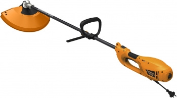 Триммер электрический Carver TR-1500S 1200Вт разбор.штан. реж.эл.:леска/нож
