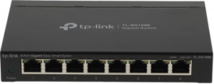  TP-Link SMB  TL-SG108E 8-port Desktop Gigabit Switch, 8 10/100/1000M RJ45 ports