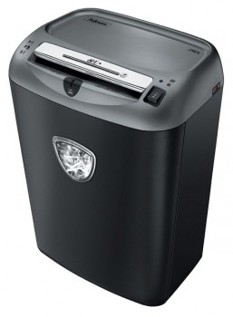 Шредер Fellowes Powershred 75Cs FS-46750 (FS-4675001/FS-4675002){авт., 3.9х50мм, 12лст., 27лтр., уни
