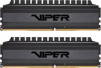   DDR 4 DIMM 8Gb (4GBx2) PC24000, 3000Mhz, Patriot BLACKOUT Kit (PVB48G300C6K) (ret