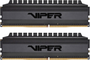   DDR 4 DIMM 8Gb (4GBx2) PC24000, 3000Mhz, Patriot BLACKOUT Kit (PVB48G300C6K) (ret