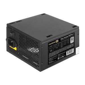   450W ExeGate 80 PLUS 450PPH-LT (ATX, APFC, SC,  82% (80 PLUS), 12cm fan, 24pin, (4+