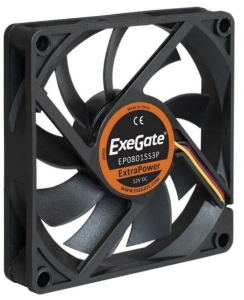  ExeGate ExtraPower EP08015S3P, 80x80x15 ,  , 3pin, 2500RPM, 26dBA