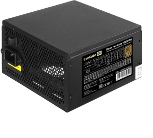   1000W ExeGate 80 PLUS Bronze 1000PPH (ATX, APFC, SC,  89% (80 PLUS Bronze), 12cm fa