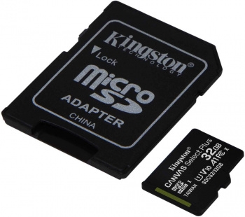   microSDHC 32GB  Class10 Kingston <SDCS2/32GB> Class10 UHS-I Canvas Select up to 100MB/s 