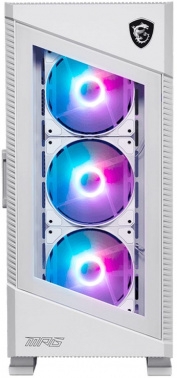 MSI MPG VELOX 100R WHITE, Global, 2xUSB 3.0, 1xType C, 4x120mm ARGB Fan, ARGB