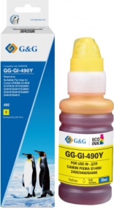  G&G GG-GI-490Y GI-490  70  Canon Pixma G1400/G2400/G3400/G4400