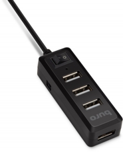  USB 2.0 Buro BU-HUB4-0.5L-U2.0 4. 
