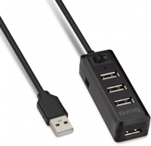  USB 2.0 Buro BU-HUB4-0.5L-U2.0 4. 