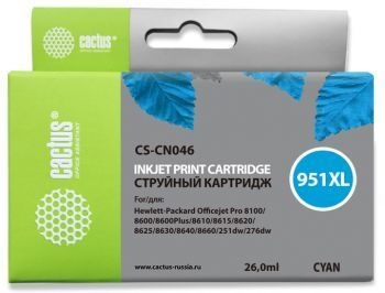   Cactus CS-CN046   950 HP OfficeJet Pro 8100/8600 (26ml)