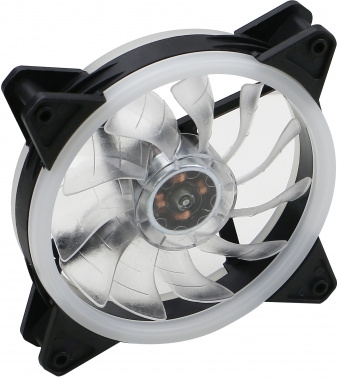  Digma DFAN-FRGB3 120x120x25mm 3-pin 4-pin (Molex)23dB 135gr LED Ret
