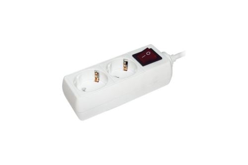 Удлинитель 2х3м с заземл. 16А IP20 У02К с выкл. 2P+PE ИЭК WYP10-16-02-03-ZK-N