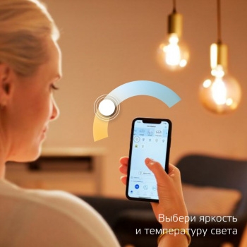    Gauss Smart Home DIM+CCT E14 CF35 4,5  2000-6500  1/10/40