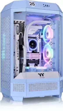  Thermaltake The Tower 300 Hydrangea    miniITX 8x120mm 6x140mm 2xUSB3.0 audio bot