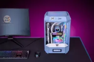  Thermaltake The Tower 300 Hydrangea    miniITX 8x120mm 6x140mm 2xUSB3.0 audio bot