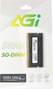  DDR4 8Gb 3200MHz AGi AGI320008SD138 SD138 RTL PC4-25600 SO-DIMM 260-pin Ret