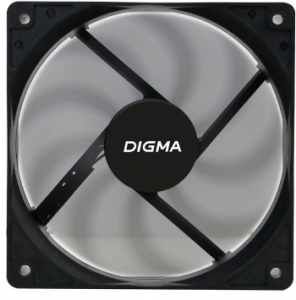  Digma DFAN-120-9 120x120x25mm 3-pin 4-pin (Molex)23dB 120gr Ret