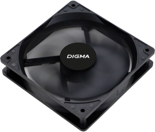  Digma DFAN-120-9 120x120x25mm 3-pin 4-pin (Molex)23dB 120gr Ret