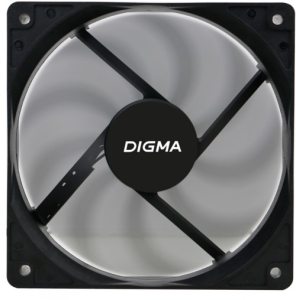  Digma DFAN-120-9 120x120x25mm 3-pin 4-pin (Molex)23dB 120gr Ret