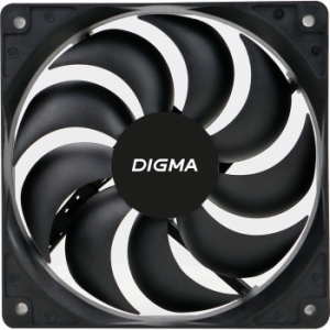  Digma DFAN-120-9 120x120x25mm 3-pin 4-pin (Molex)23dB 120gr Ret