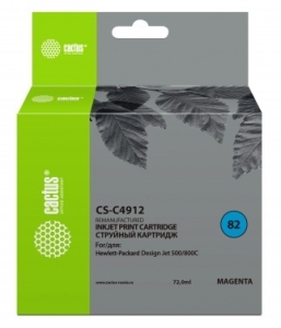   Cactus CS-C4912   82 HP Design Jet 500/800C (72ml)