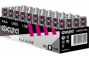   Z ALKALINE  (LR03, ) 40. (LR03A-P40)