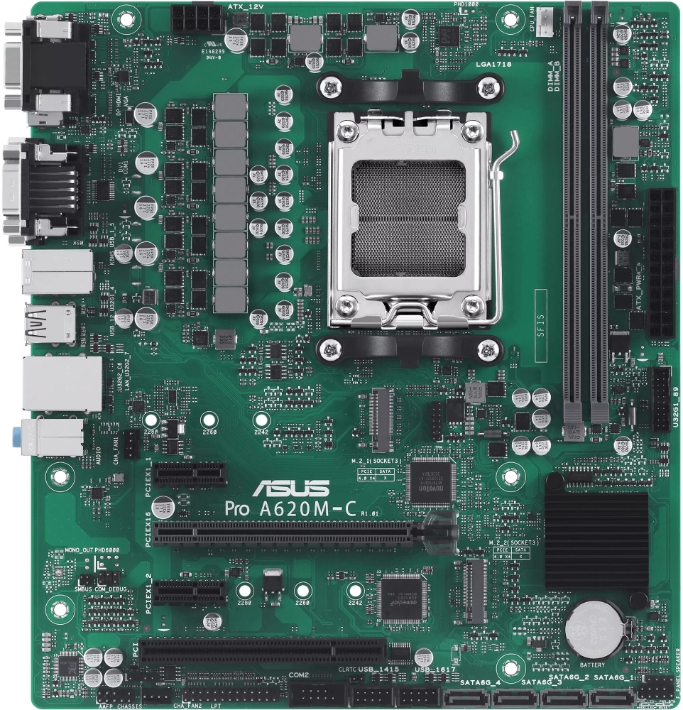   ASUS PRO A620M-C-CSM Socket AM5