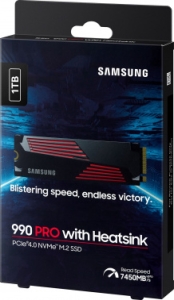   Samsung SSD 990 PRO, 1000GB, M.2(22x80mm), NVMe 2.0, PCIe 4.0 x4, V-NAND TL