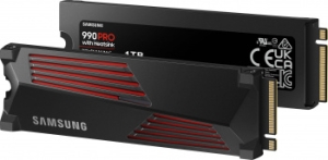   Samsung SSD 990 PRO, 1000GB, M.2(22x80mm), NVMe 2.0, PCIe 4.0 x4, V-NAND TL