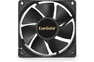  EX283378RUS  ExeGate E08025B4P-PWM, 80x80x25 ,  , 4pin, PWM, 22dB