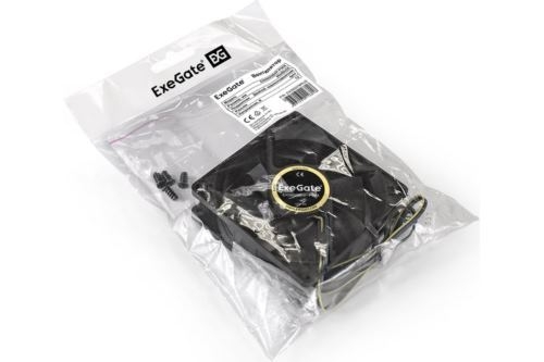  EX283378RUS  ExeGate E08025B4P-PWM, 80x80x25 ,  , 4pin, PWM, 22dB