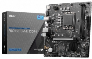   MSI PRO H610M-E DDR4 LGA1700