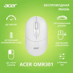  Acer OMR301   (1600dpi)  BT/Radio USB (4but)