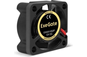  12 DC ExeGate EX02510S2P (25x25x10 , Sleeve bearing ( ), 2pin, 1000