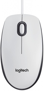  Logitech Mouse M100 USB White Ret