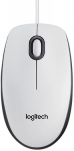  Logitech Mouse M100 USB White Ret