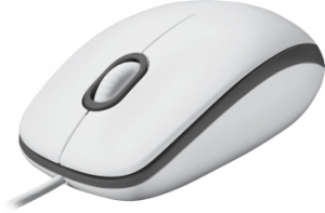  Logitech Mouse M100 USB White Ret