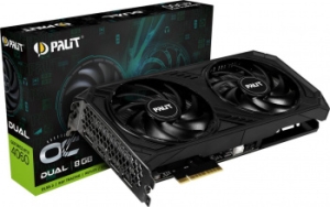  Palit PA-RTX4060 DUAL OC 8GB 8192Mb 128 GDDR6 1830/17000 HDMIx1 DPx3 HDCP Ret