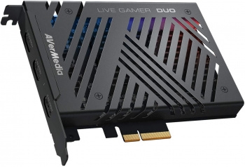    Avermedia Live Gamer DUO, PCI-Express x4 Gen 2, 2xHDMI, 2160p60 HDR, (