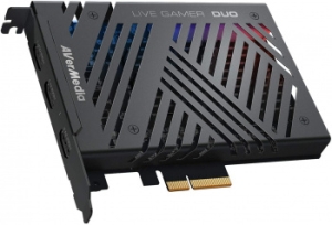    Avermedia Live Gamer DUO, PCI-Express x4 Gen 2, 2xHDMI, 2160p60 HDR, (