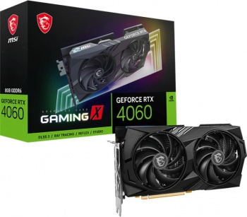  MSI RTX4060 GAMING X 8G GDDR6 128-bit DPx3 HDMI ATX 2FAN