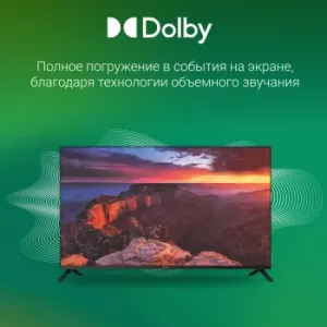  LED Digma 43 DM-LED43UBB40   Frameless Metal  4K Ultra HD 60Hz DVB-T DVB-T2 