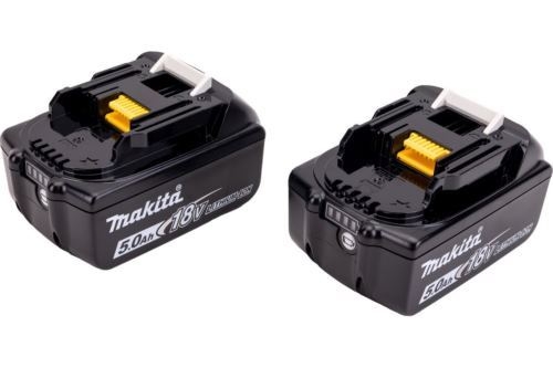 + MAKITA 191L75-3  DC18RD-1+BL1850B-2,18,5.0,Li-ion,